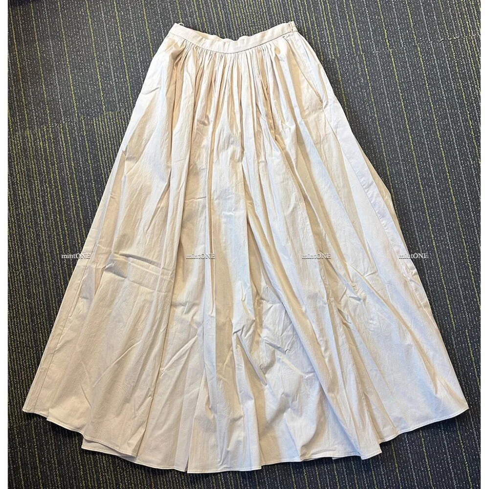 NEW ZARA ruffly ecru 2252 skirt size S - Picture 4 of 4